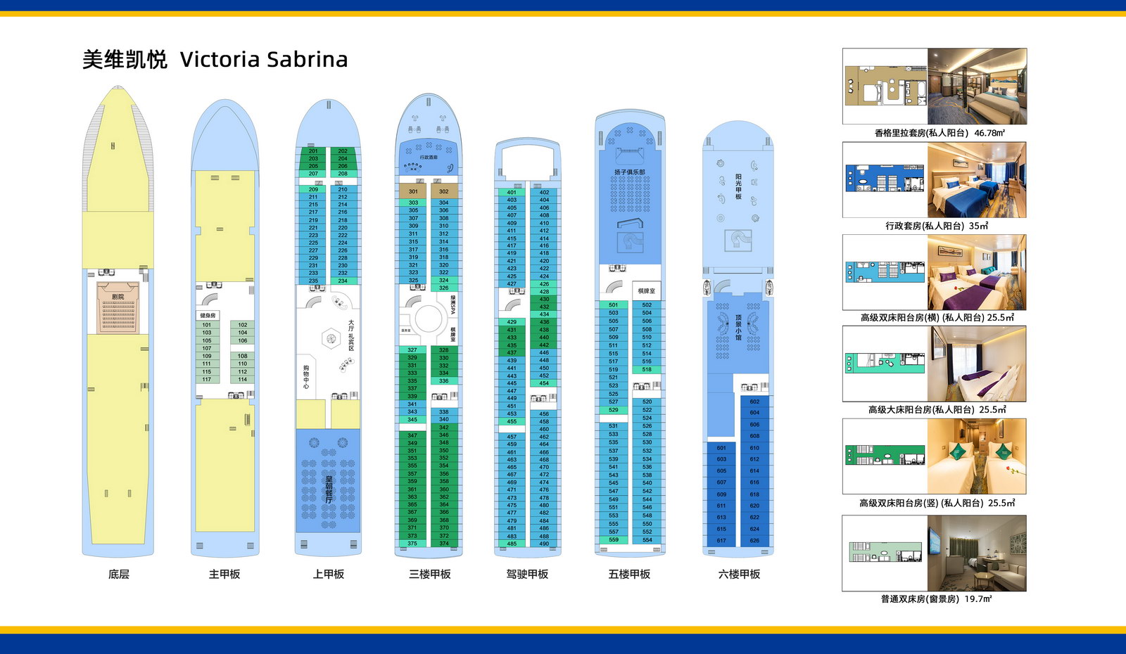 美維凱悅號甲板導航