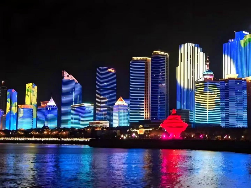 青島五四廣場夜景_副本