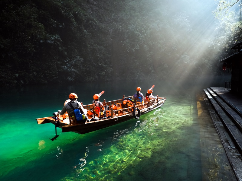 桃花渡夕照（攝影：唐雪琴）_副本